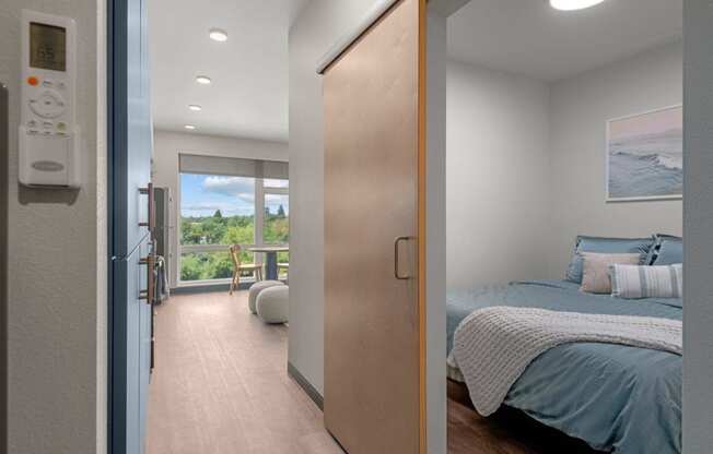 View into Bedroom at Ironside Apartments, Washington, 99202