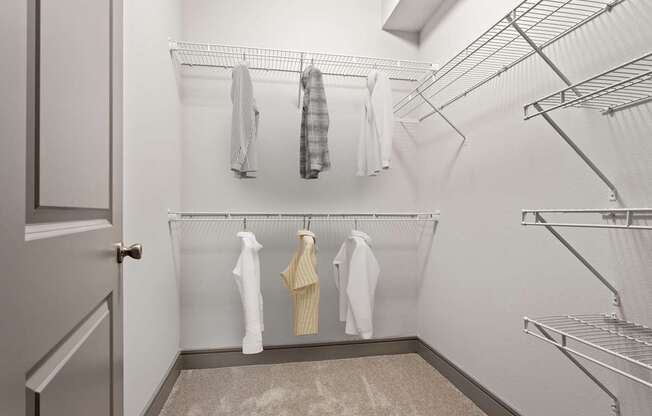 Large Walk-in Closet at Adara Overland Park, Overland Park, KS, 66213
