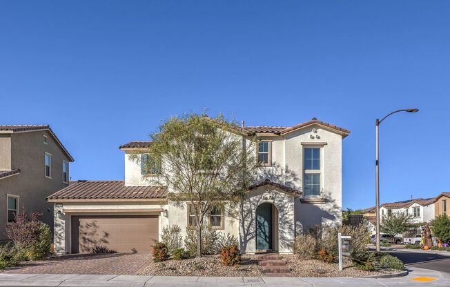 Skye Canyon Gated Home on Corner Lot!