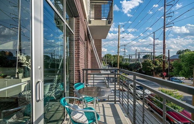 Large Personal Patio at Link Apartments® Glenwood South, Raleigh, NC, 27603