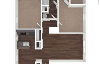 2 beds, 1 bath, 900 sqft, $944