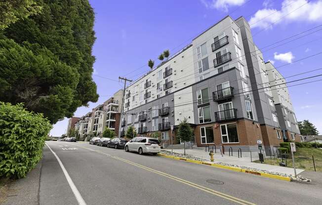 View of Property from across the street at Arabella Apartment Homes, Washington, 98155