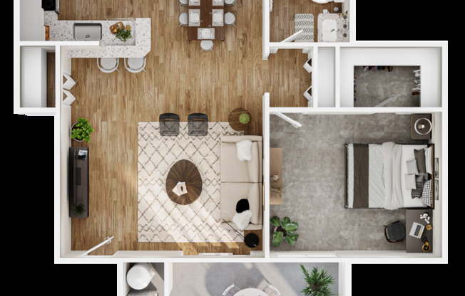 1 bed, 1 bath, 660 sqft, $2,635
