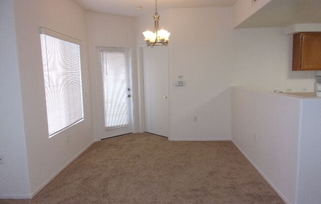First floor two bedroom in gated Silverado Ranch community