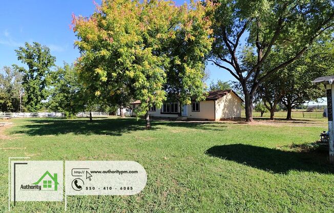 22233 Venzke Road, Central Heat and Air. Back Deck provided. Large trees for lots of shade. Huge Yard.