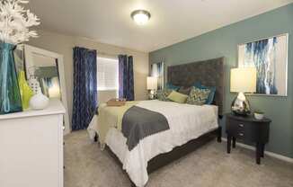 Comfortable Bedroom at Bella Vista Apartments