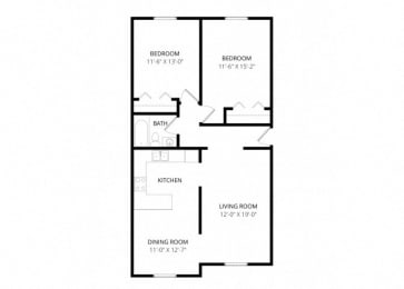 2 beds, 1 bath, 1,008 sqft, $1,850