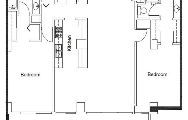 2 beds, 2.5 baths, 1,300 sqft, $3,995, Unit 203