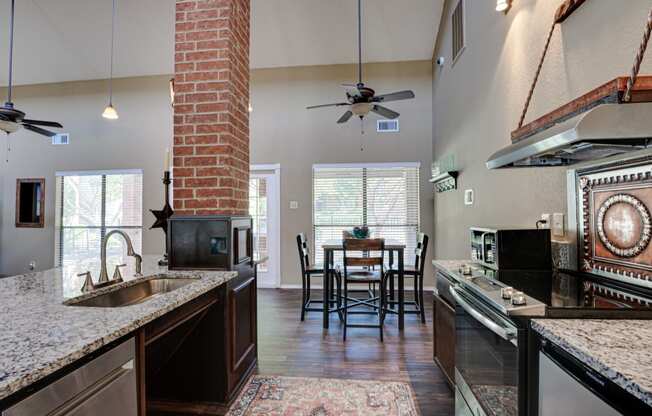 Kitchen Bar With Granite Counter Top at Bardin Oaks, Texas, 76018