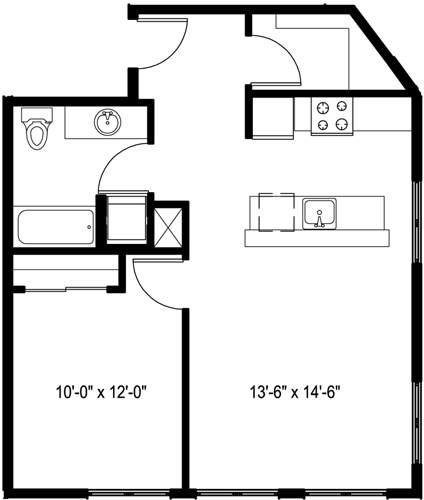 1 bed, 1 bath, 678 sqft, $2,562, Unit 806