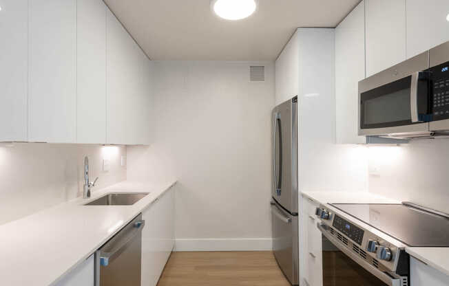 Kitchen with Stainless Steel Appliances