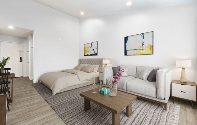 Studio, 1 bath, 350 sqft, $1,570, Unit 329