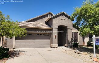 Single Level 3 Bed 2 bath with a two car garage and private pool in Johnson Ranch