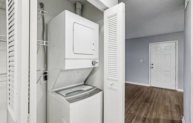 In-unit washer dryer