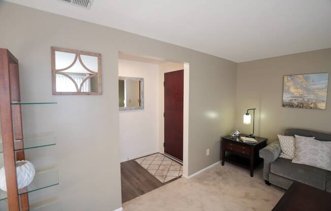 Apartment entryway at Archers Pointe.