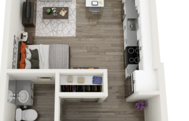 1 bed, 1 bath, $1,149, Unit 7250-101