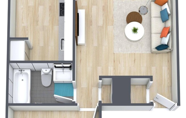 1 bed, 1 bath, 678 sqft, $999