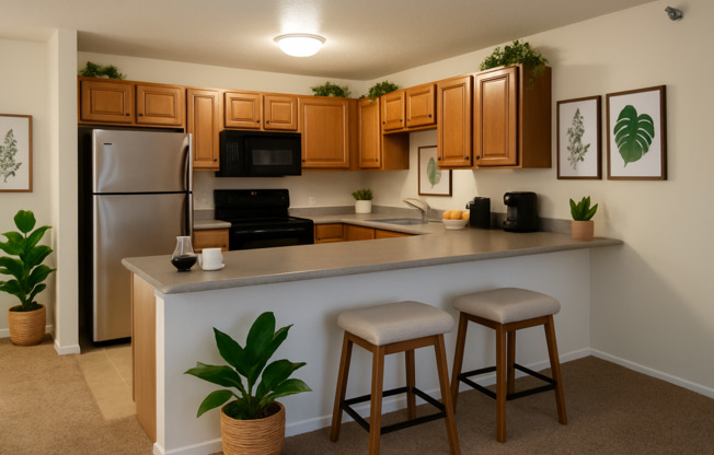 2 beds, 1 bath, $1,130, Unit A-204