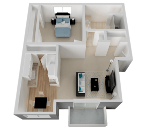 1 bed, 1 bath, 700 sqft, $2,850