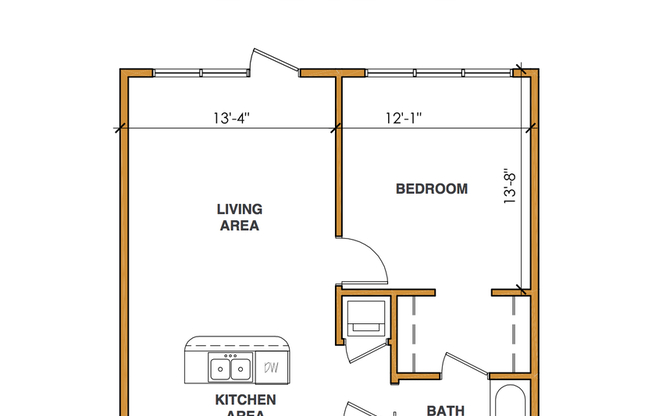 1 bed, 1 bath, 609 sqft, $1,295, Unit APT 224