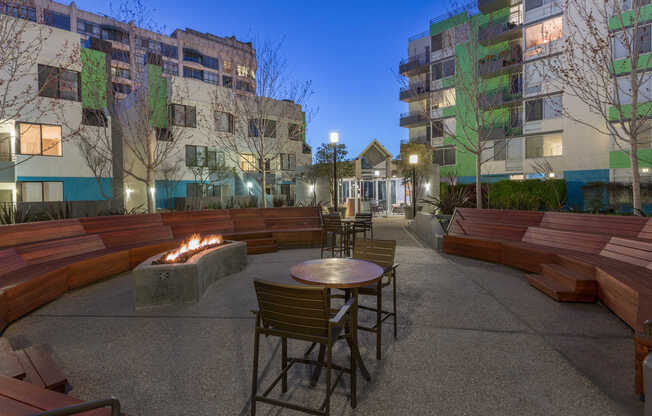 Courtyard with Firepit