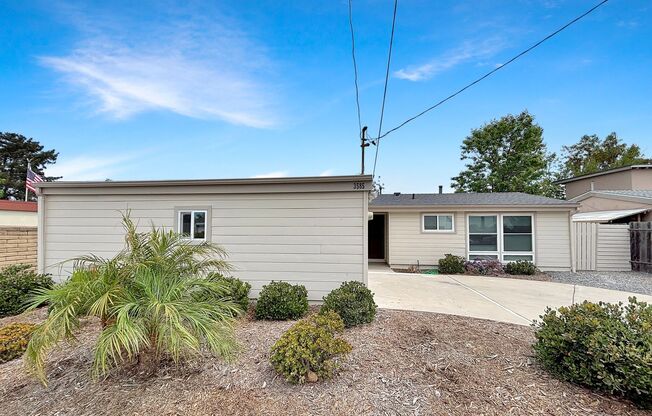 Charming 3BD/2BA House in Serra Mesa w/ W/D, Mini-Split A/C Units, Covered Patio & 2-Car Garage!