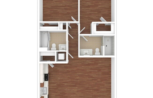 2 beds, 2 baths, 940 sqft, $2,795