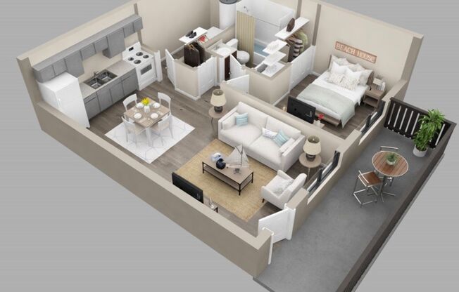1 bed, 1 bath, 600 sqft, $1,189, Unit 2902