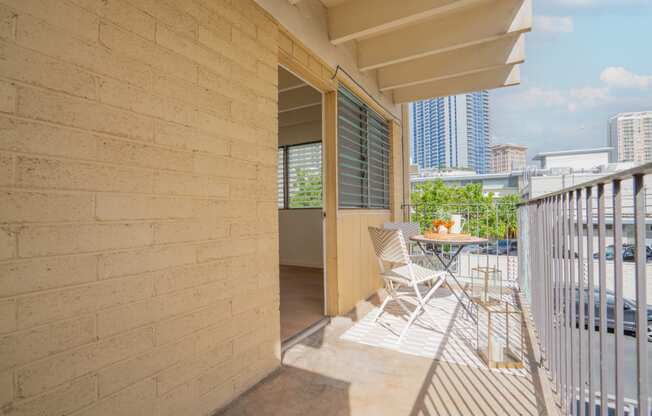Kahakai Apartments Unit 20 balcony