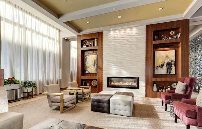 Resident Lounge at TENmflats, Columbia