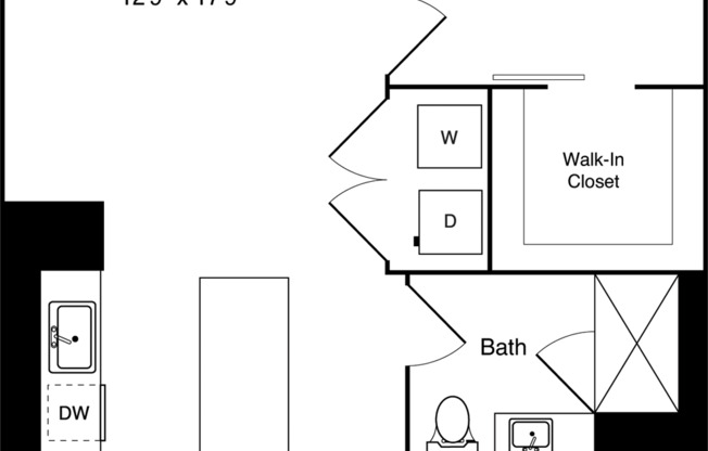 1 bed, 1 bath, 728 sqft, $4,210, Unit 2707