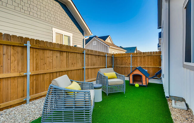 Backyard View at Avilla Oakridge, Texas, 75126