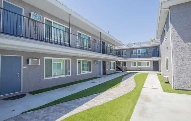 our apartments have a spacious walkway and balconies for residents to enjoy