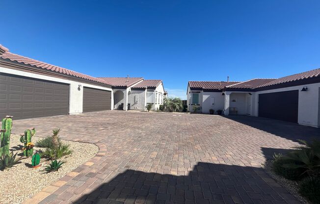 Single-story 1326 sq ft, townhome built in 2019 w/3 bed, 2 bath & spacious attached 2-car garage in beautiful Boulder City.