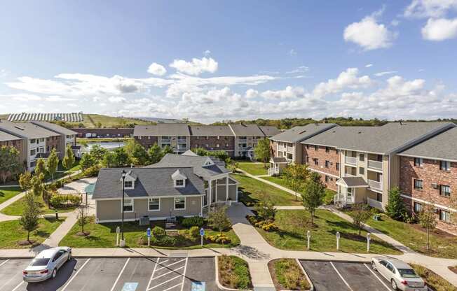 Aerial Exterior View at Rosemont Square, Randolph, MA, 02368