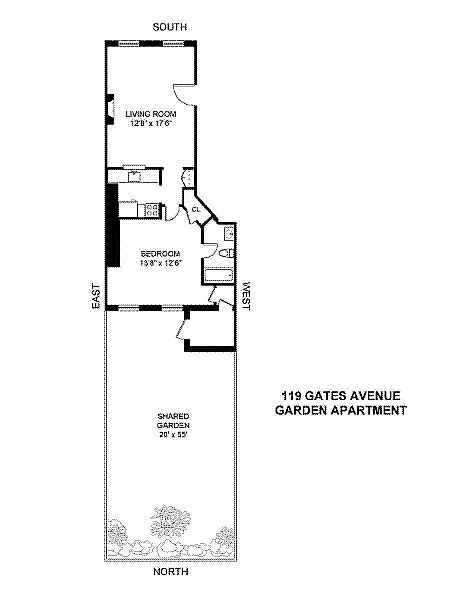 1 bed, 1 bath, $3,275, Unit 1