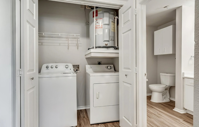Full Size Washer and Dryers in Unit