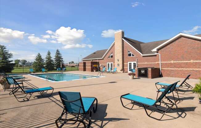 Outdoor Pool with Sundeck