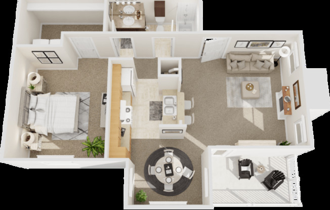 1 bed, 1 bath, 683 sqft, $1,130