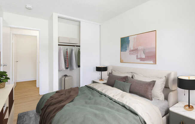 Bedroom with Hard Surface Flooring