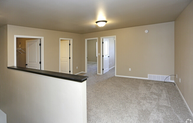 second living area, upstairs
