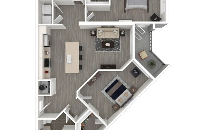 2 beds, 2 baths, 1,137 sqft, $1,943