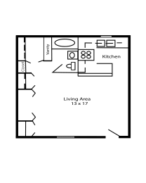 Studio, 1 bath, 425 sqft, $768