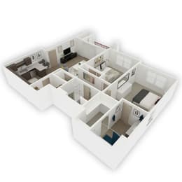 2 beds, 2 baths, 944 sqft, $1,410