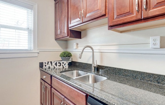 Kitchen at Kensington Place Apartments