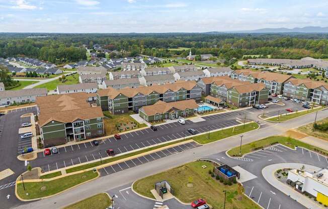 Grande at Geyser Falls Luxury Apartments Aerial View