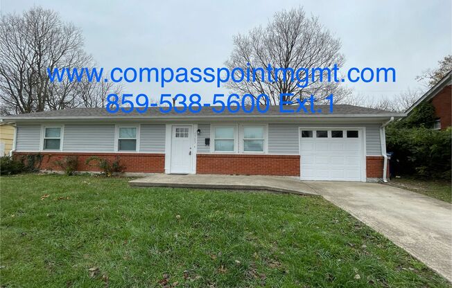 3 Bedroom and 1 bath Fenced in House!