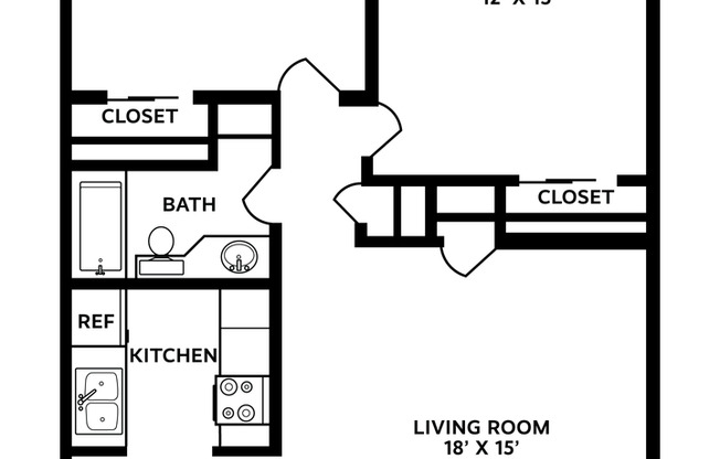 2 beds, 1 bath, 850 sqft, $1,395