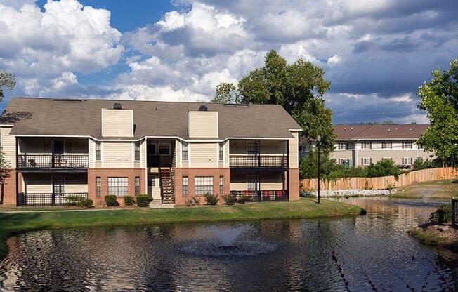 Pond With Exterior at Bradford Pointe, Augusta