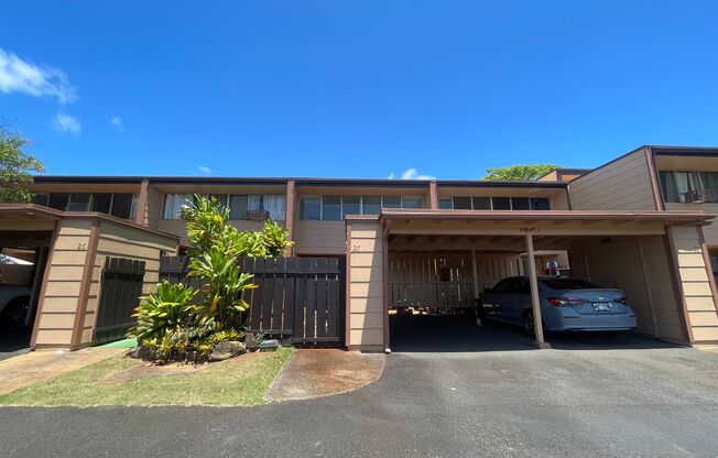 Well Maintained 3 Bed, 2.5 Bath Townhome in Mililani – Kaholo Hale - 94-333 Anania Dr. #27, Mililani, HI 96789
